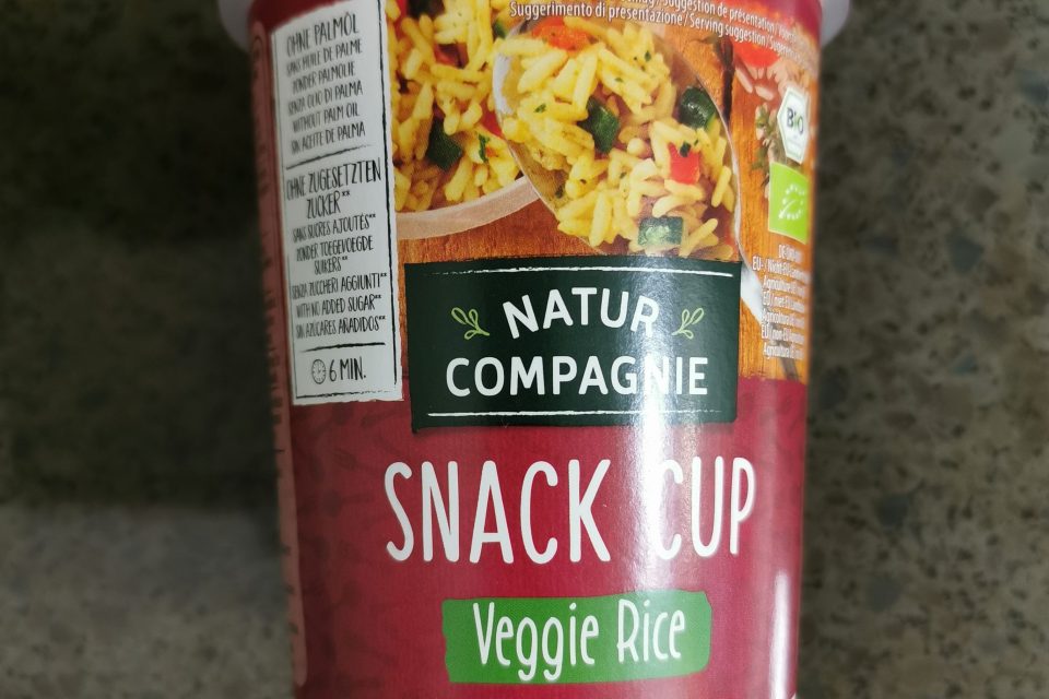 #2298: Natur Compagnie "Snack Cup Veggie Rice" Cup