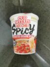 Nissin Cup Noodles Cup Noodles Hot Chili Spicy Roasted Sesame Soup Front