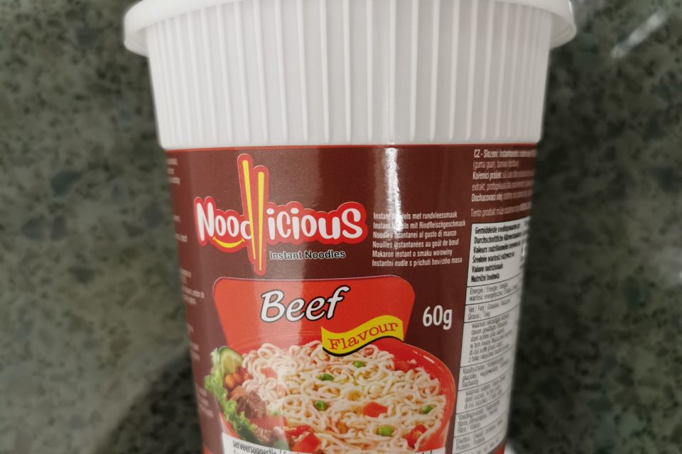 #2160: Noodlicious "Instant Noodles Beef Flavour" Cup