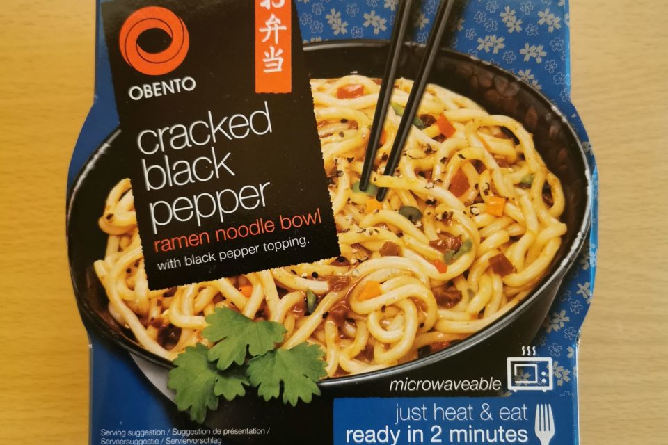 #2202: Obento "Cracked Black Pepper Udon Noodle Bowl"