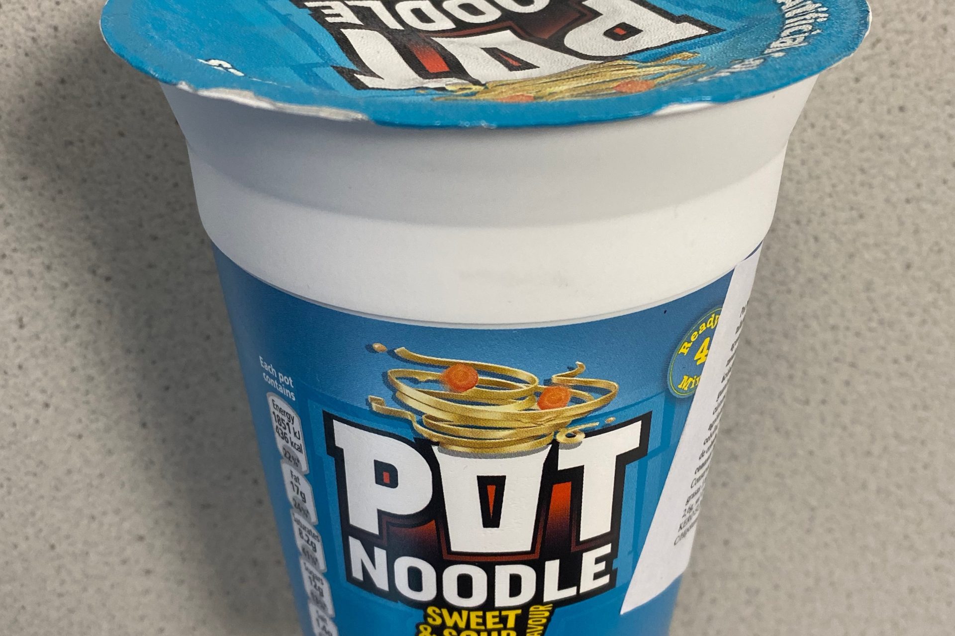 #1704: Pot Noodle "Sweet & Sour" Flavour