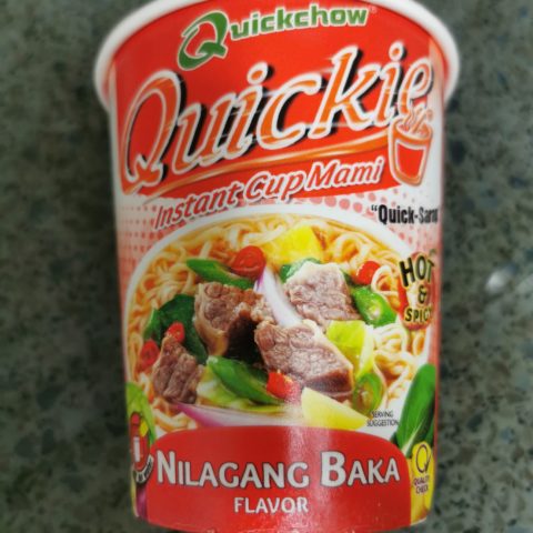 #2164: Quickchow "Quickie Nilagang Baka Flavour Hot & Spicy" Cup