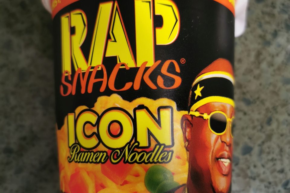 #2243: Rap Snacks " Icon Ramen Noodles Beef Prime Rib Flavor" Cup