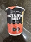 Tummie Time Instant Noodles Hot & Spicy Beef Flavour Cup Front