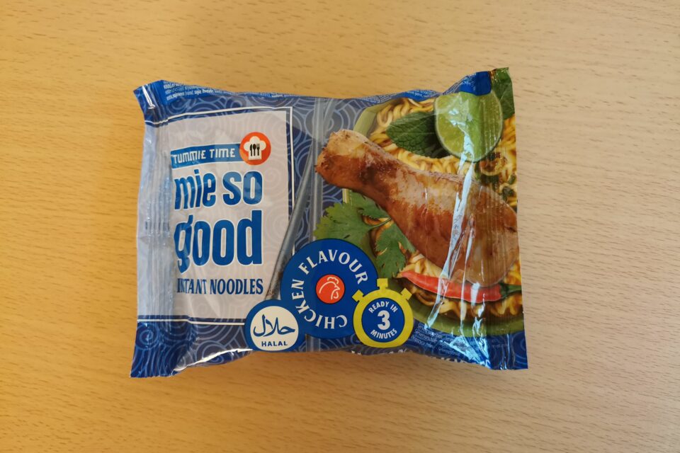 #2454: Tummie Time "Mie So Good Instant Noodles Chicken Flavour"