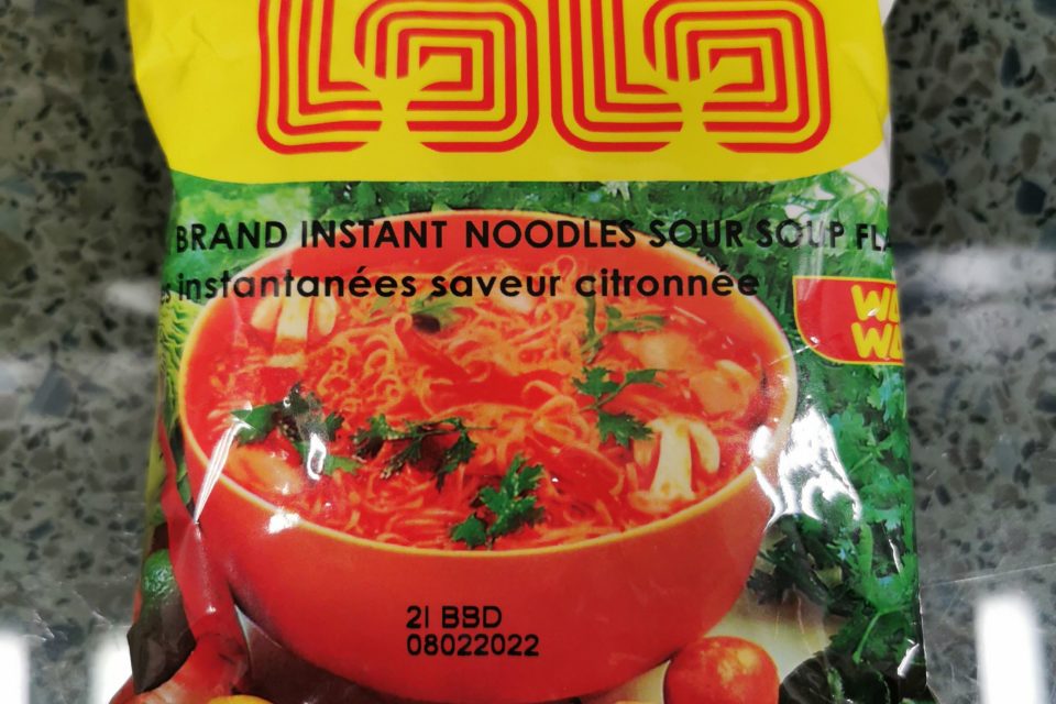 #1892: Wai Wai "Sour Soup Flavour" Instant Noodles
