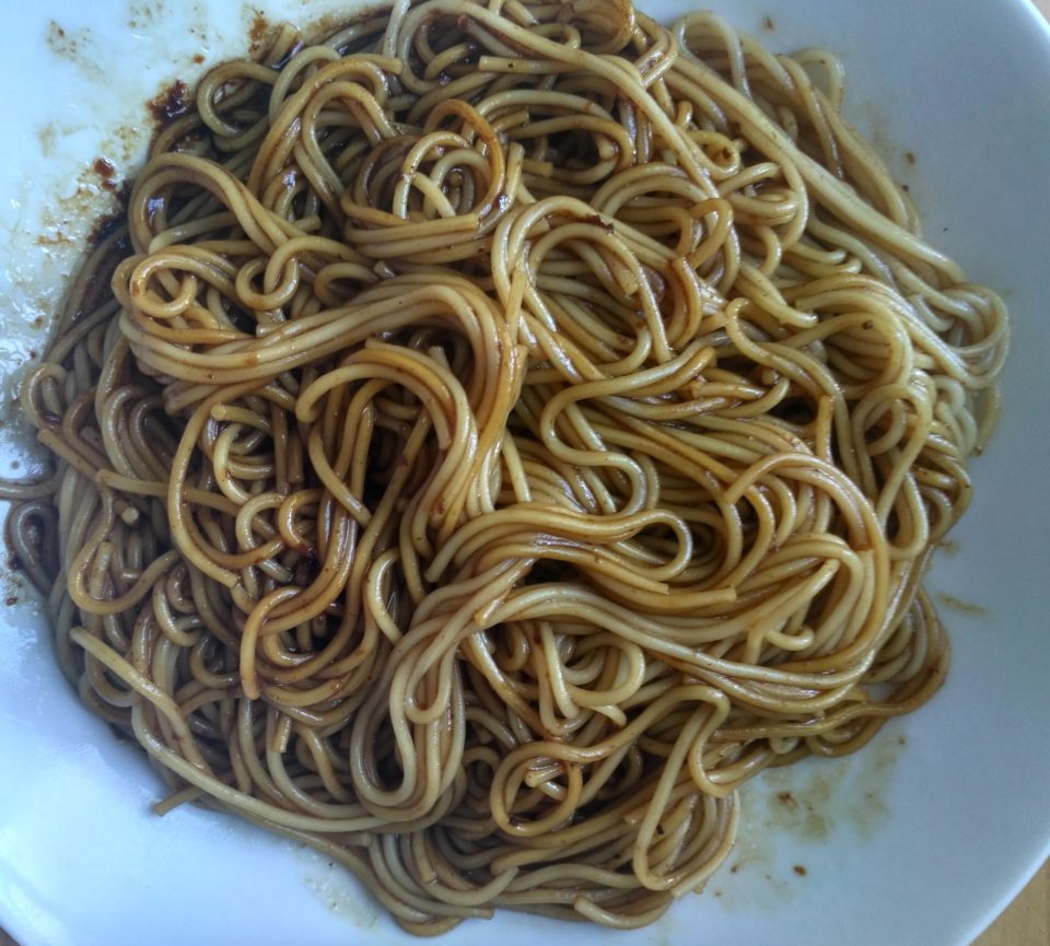 #2111: Jinshahe "Scallion Noodles with seasoning"