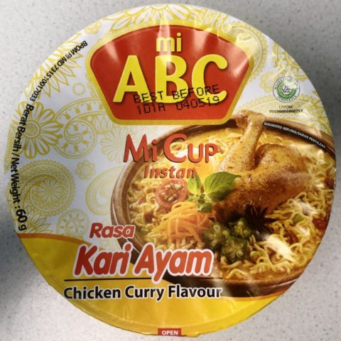 #693: mi ABC "MiCup Instan" Rasa Kari Ayam (Chicken Curry Flavour)