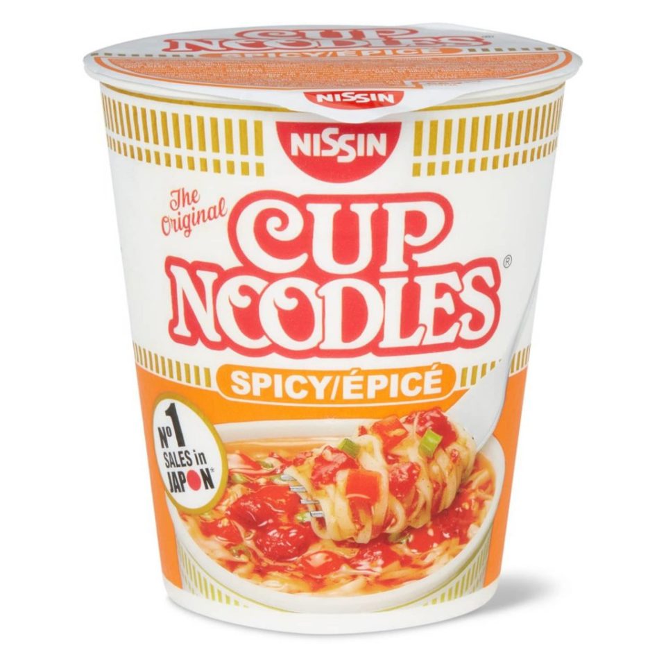 1530 Nissin Cup Noodles „Spicy“ (2019 + 2021) HAPPYSOUPER.de